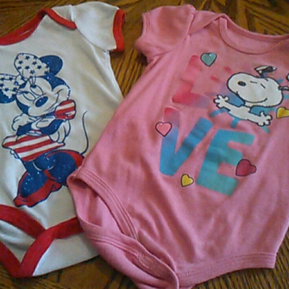 2 adorable onsies, just in time for summer