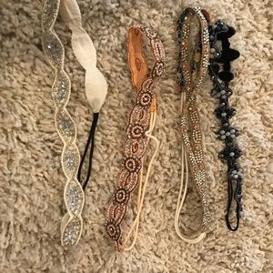 Lot of 5 Headbands