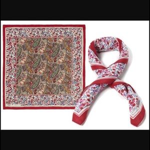 Rare Comic Relief Liberty Print Silk Scarf