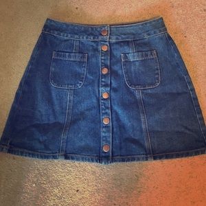 Brandy Melville jean skirt