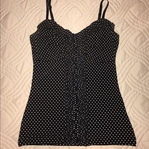 White House Black Market Tank Top Dress Shirt