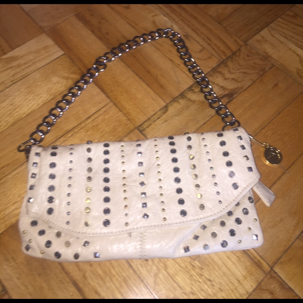 Faux Leather Studded Bag