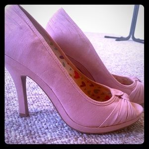 💮Pink Charlotte Russe Open Toe Heels💮