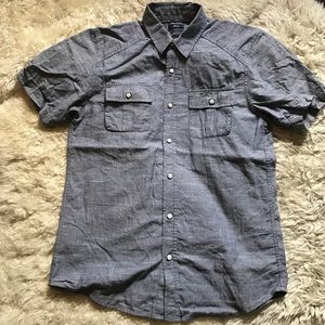 Men's short sleeve button down