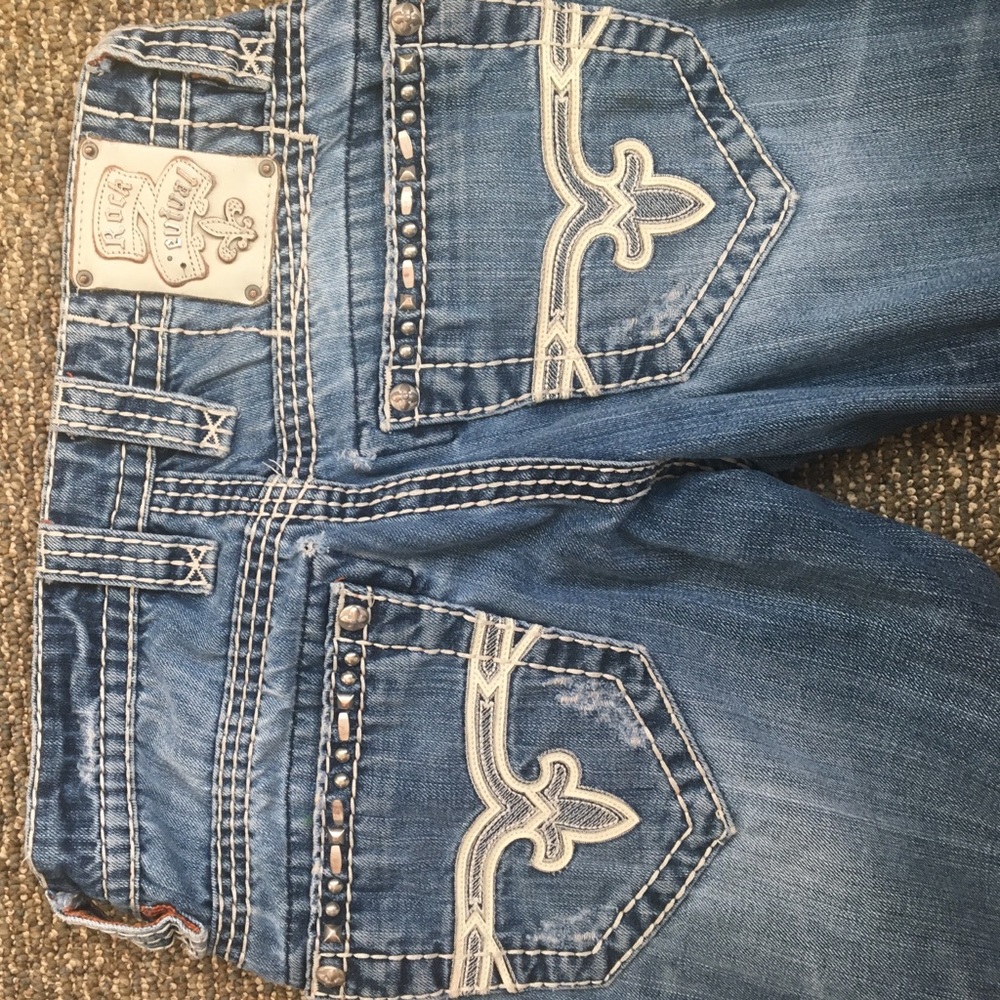Men's rock revival jeans