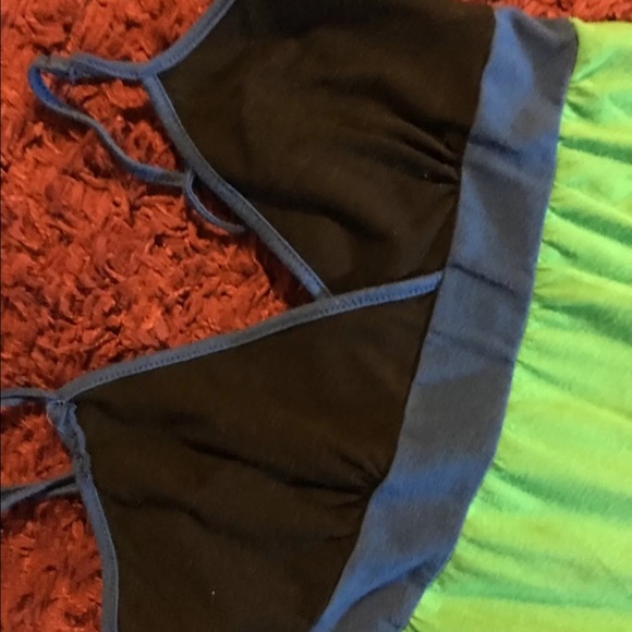 MKM DESIGNS SOZE MEDIUM TRI COLOR MAXI DRESS - Picture 4 of 6