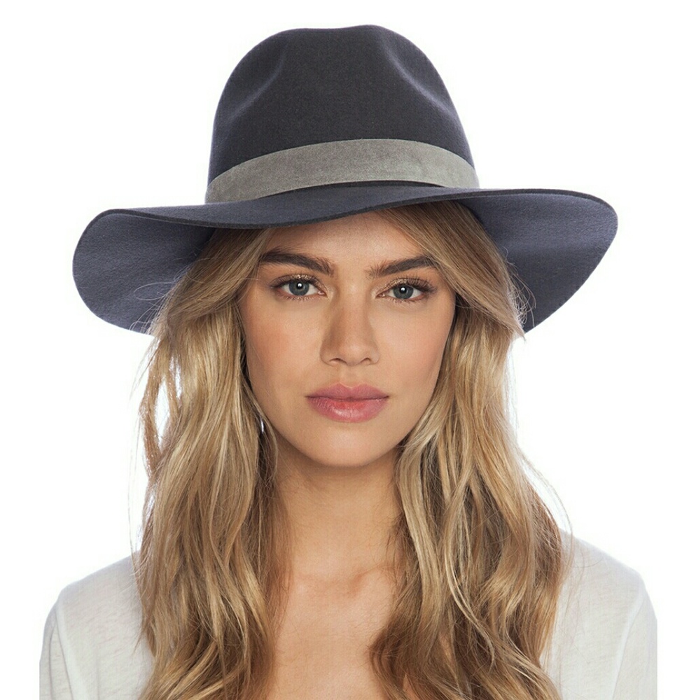Janessa Leone Jo Hat NWT Grey Medium