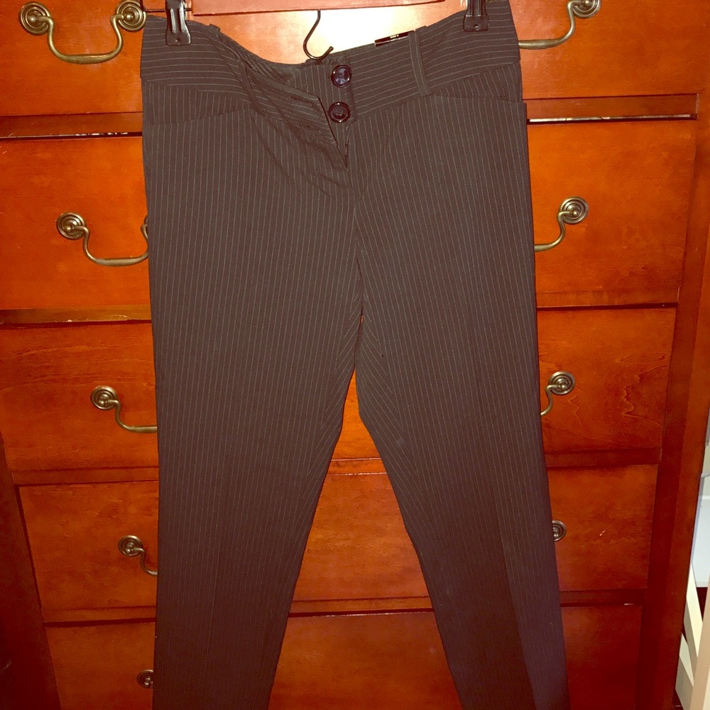 NWT B/W Pin Stripe "Pencil Pant" from The Limited!