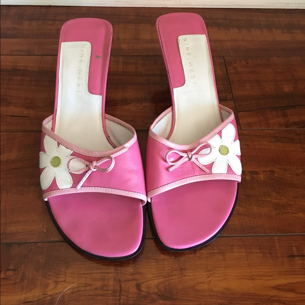 LAST DAY❗️Pink Flowered Sandals