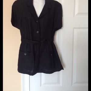 Talbots Irish Linen top size 8