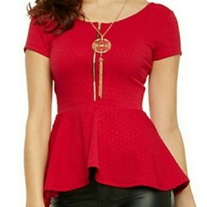 Beautiful Peplum blouse!