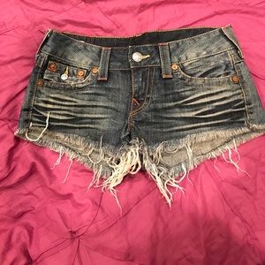 NWOT True Religion jean shorts