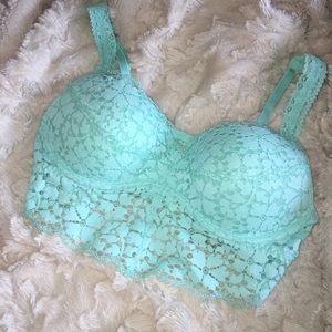Teal Push-up Bralette