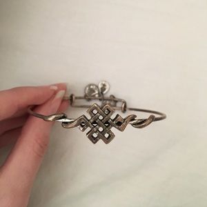 Silver Endless Knot Alex & Ani Bracelet