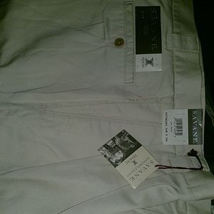 Savane Khaki pants Men's 34W x 34L NWT