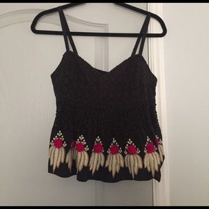 Babydoll top from anthropologie