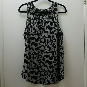 Black and white tank top