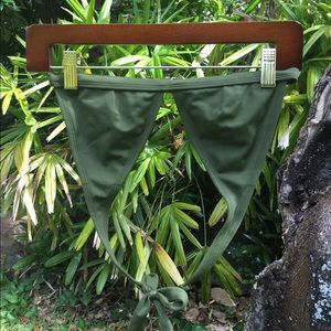 Pualani Hawaii Olive Halter bikini top