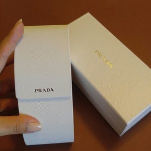 Prada sunglasses case and box