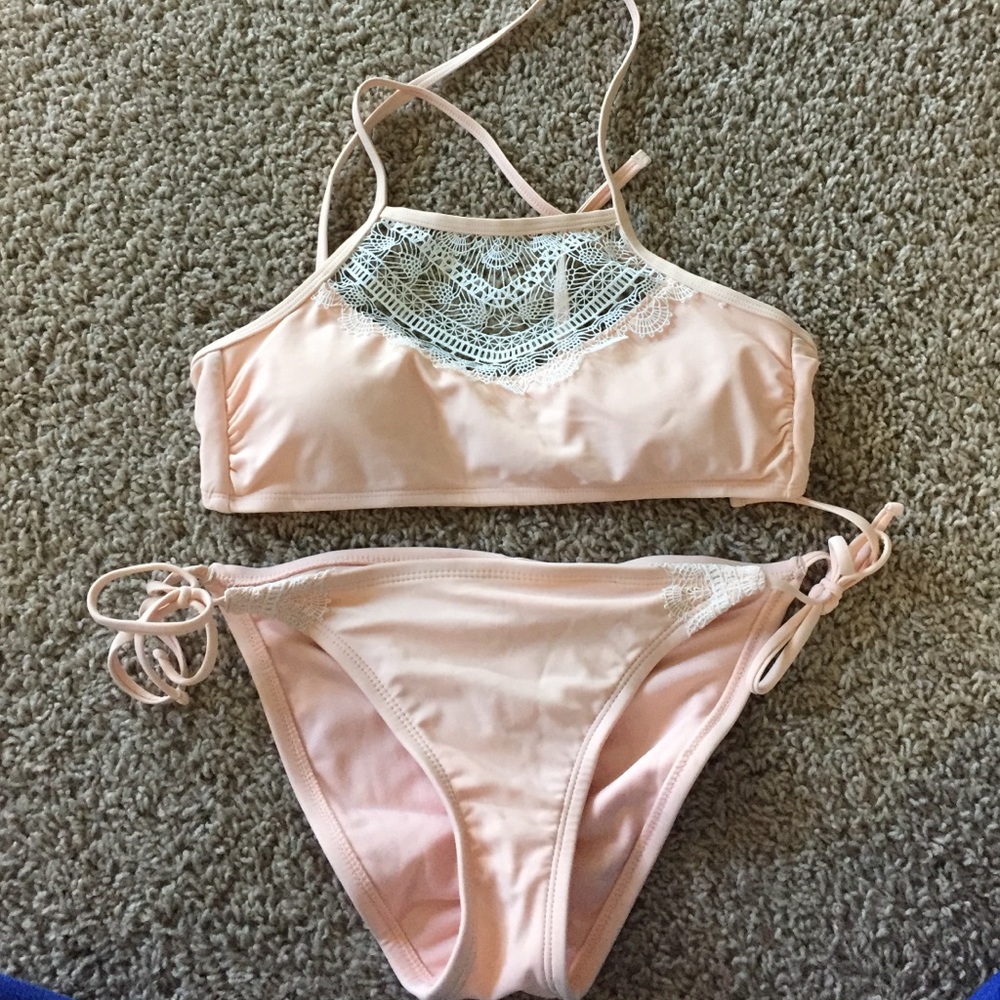 Two piece swim suit