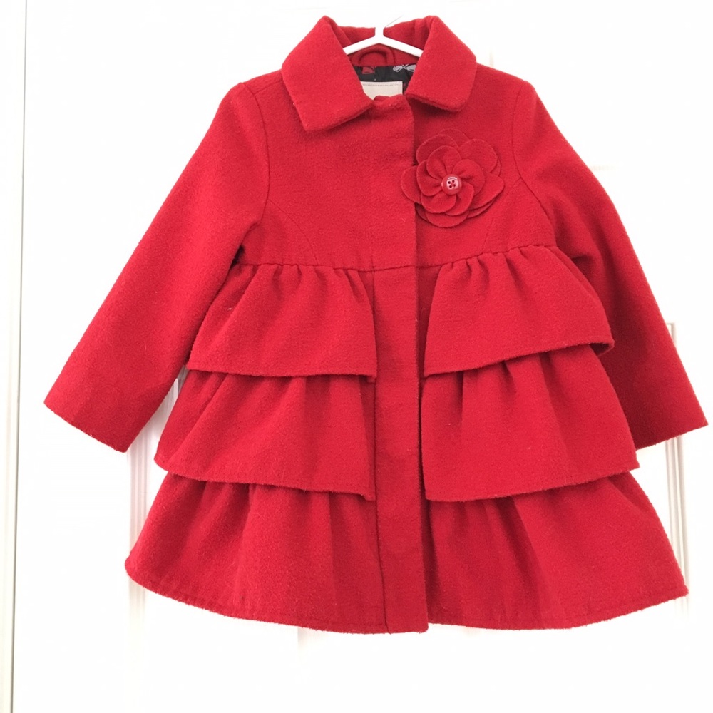 Darling Red Pea Coat