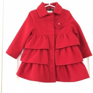 Darling Red Pea Coat
