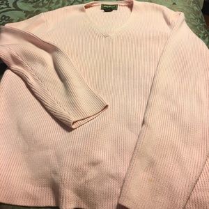 Eddie Bauer pink sweater