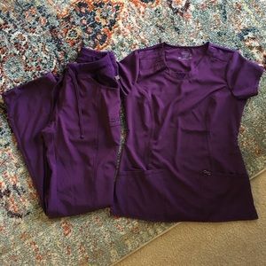 Cherokee Infinity scrub set in Eggplant