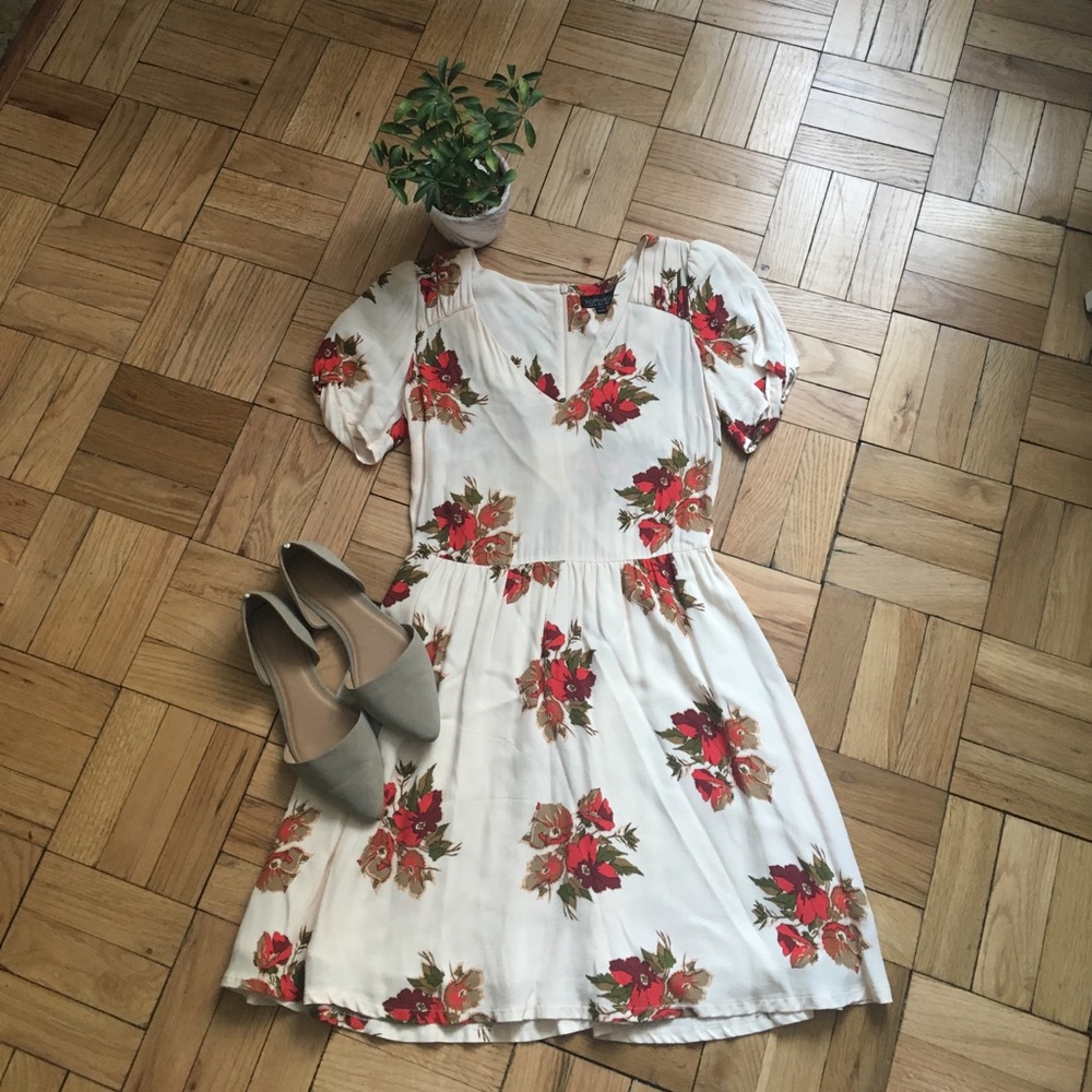 Topshop Floral Dress