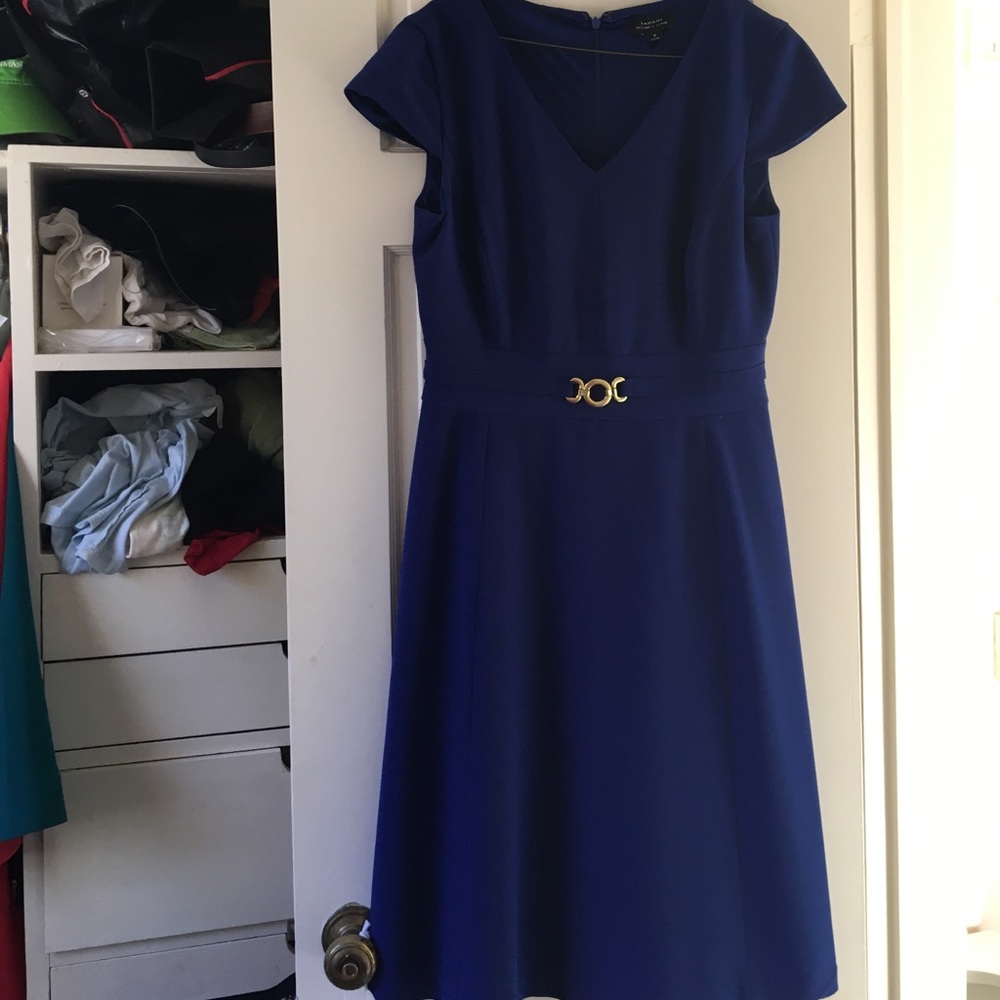 Tahari Royal Blue Dress