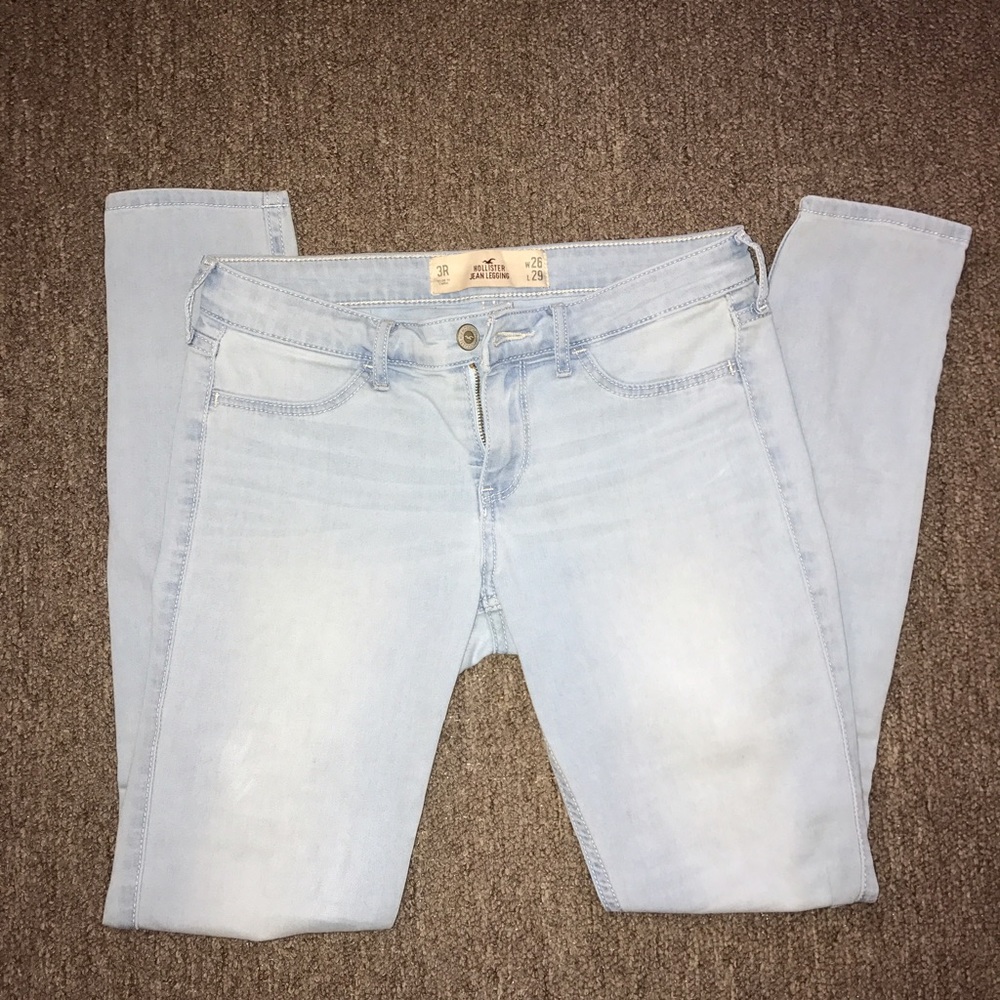 Light blue Hollister skinny jeans