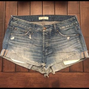 Denim cutoffs
