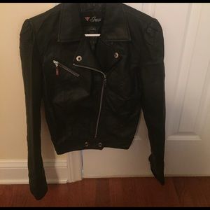 Faux leather jacket