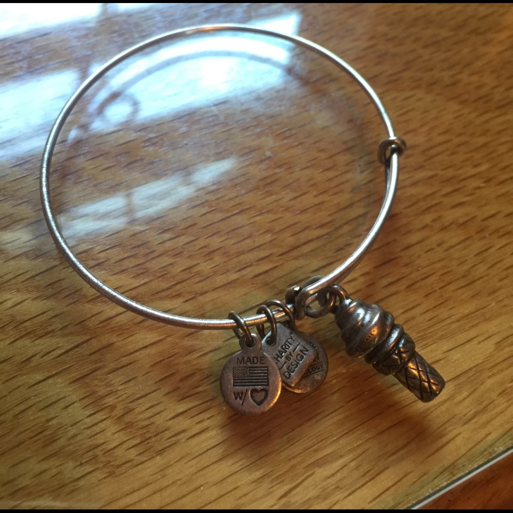 Alex and Ani charity by design ice cream cone