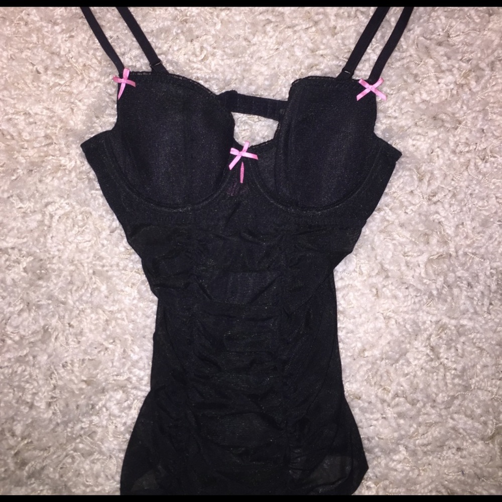 Betsey Johnson Black Corset