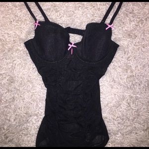 Betsey Johnson Black Corset