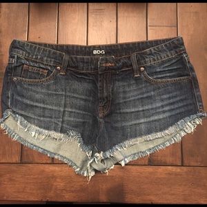 Denim cutoffs