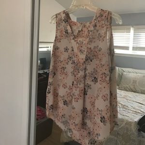 Loft Ann Taylor Floral Tank - S
