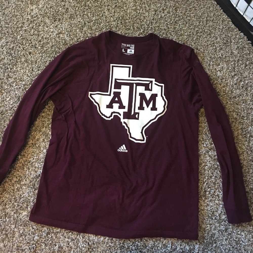 Long sleeve aggies a&m shirt