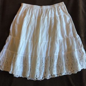 White summer skirt.