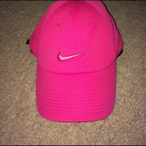 Nike dry-fit pink hat