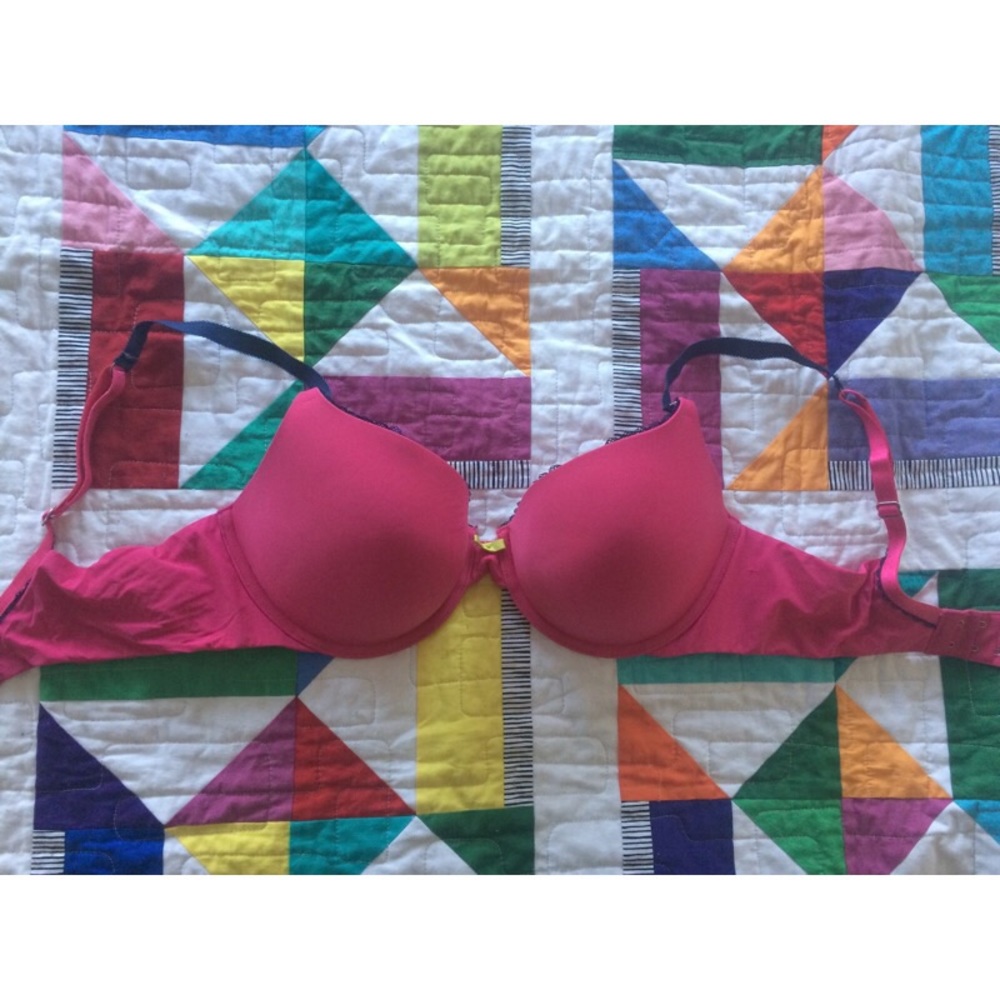 Pink Harper Push-Up Bra with Memory Foam!