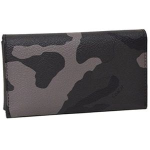 Coach Grey Camo Universal Cell Phone Wallet