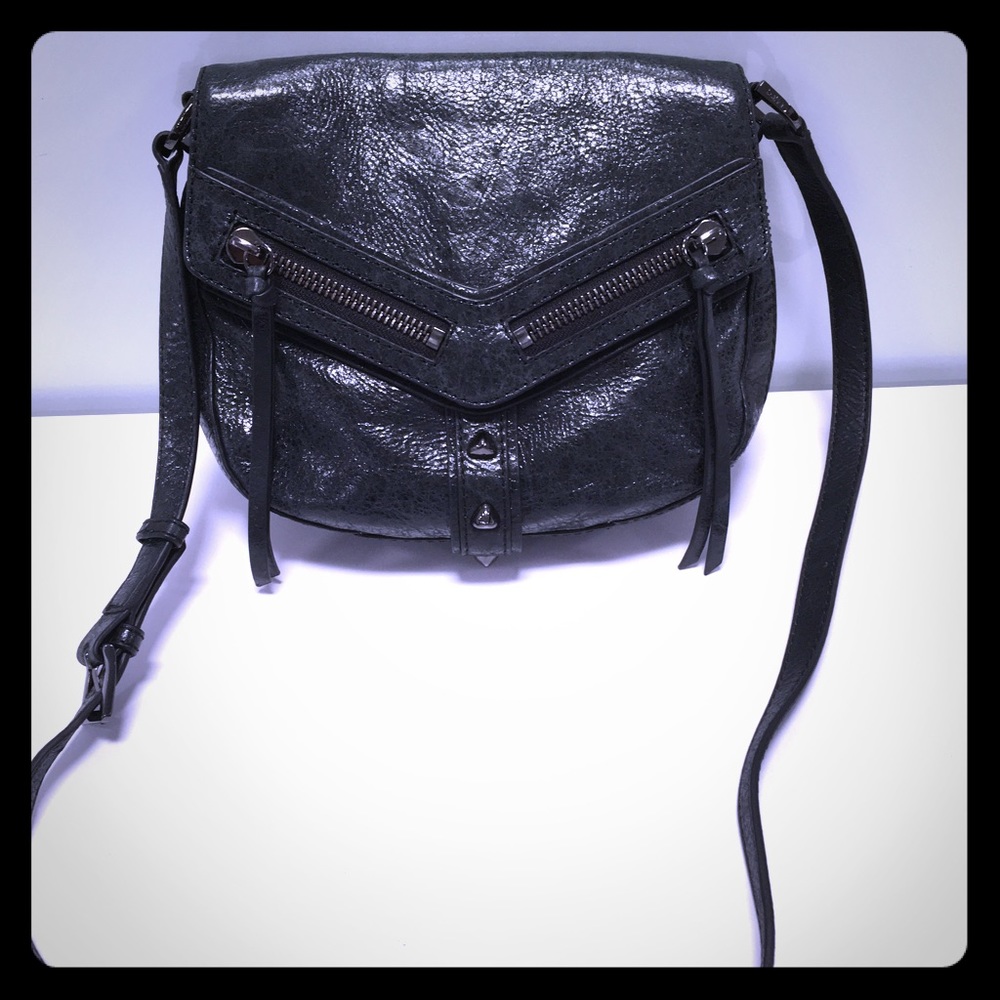 Botkier Black Trigger Saddle Bag Crossbody