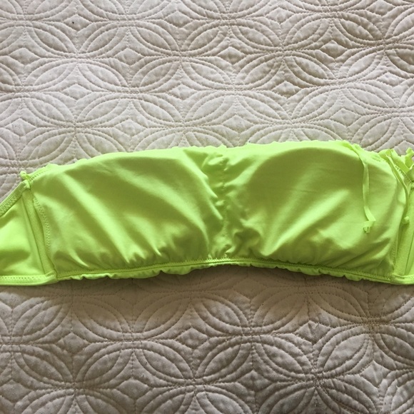 Fringe bikini top lime green - Picture 5 of 6