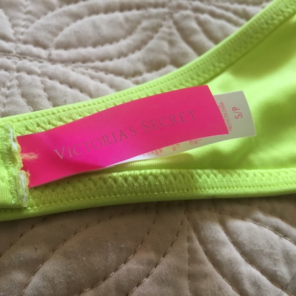Fringe bikini top lime green - Picture 6 of 6