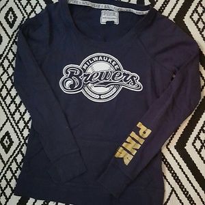 PINK brewers sweatshirt