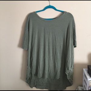 Army green shirt