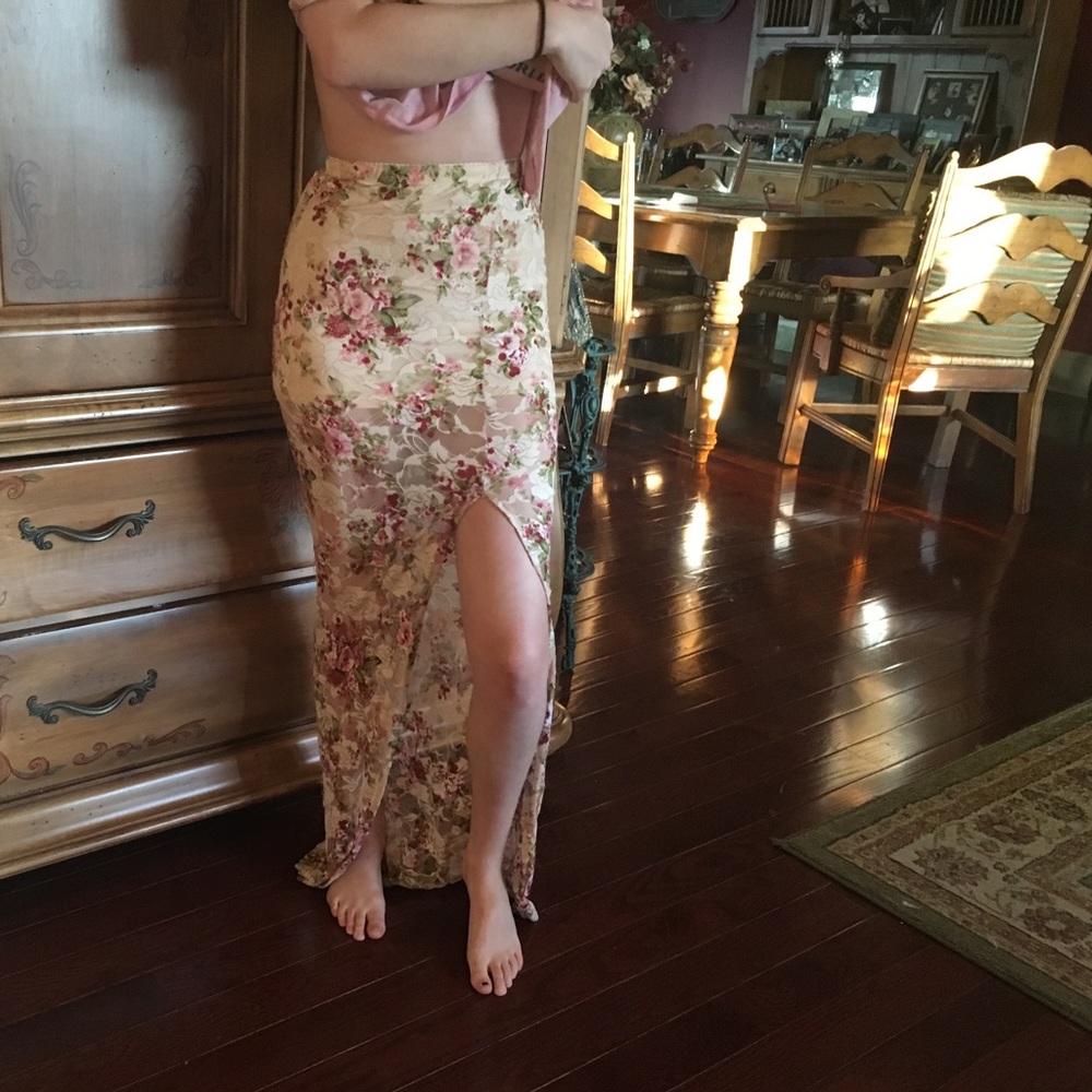 Floral skirt