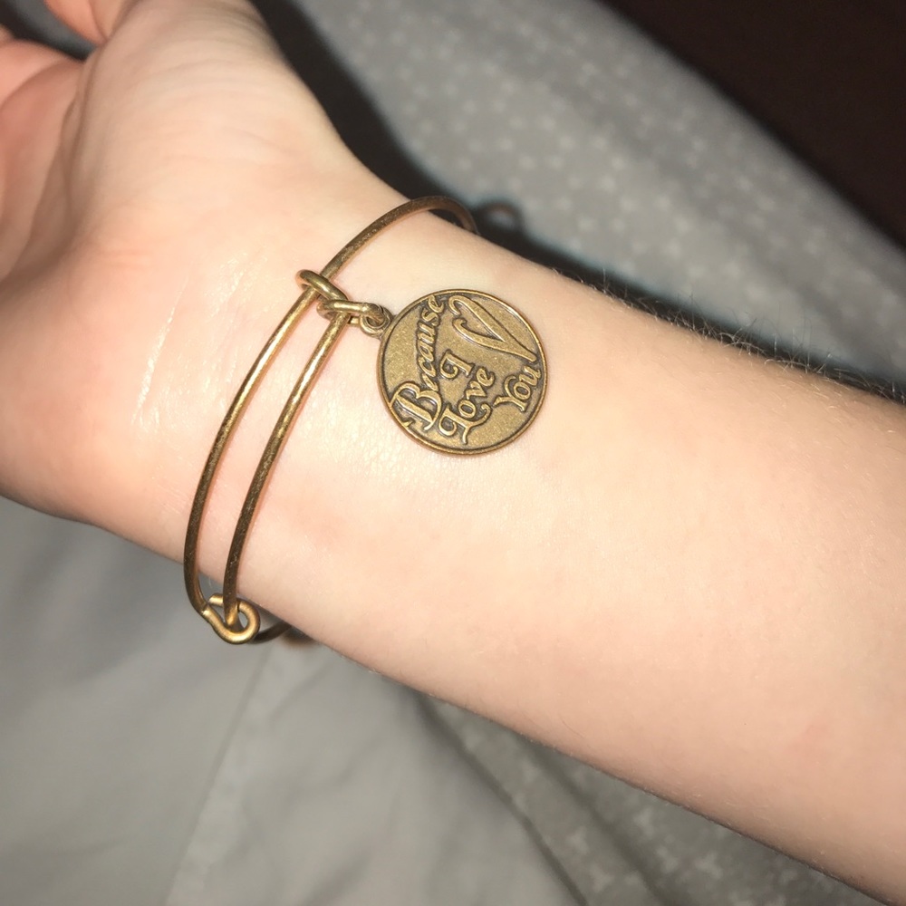 Because I Love You Alex and Ani bangle
